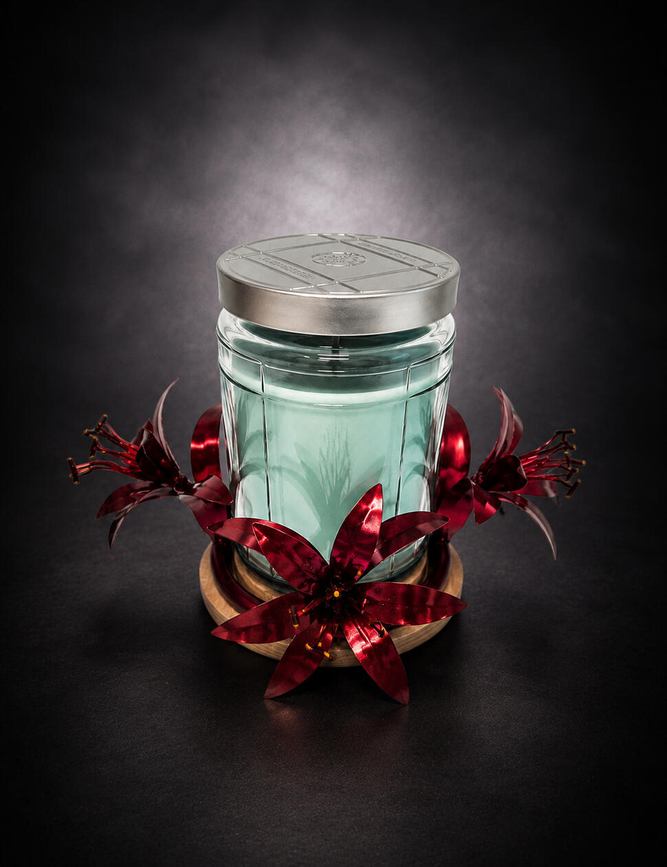 Tiger Lily candle holder